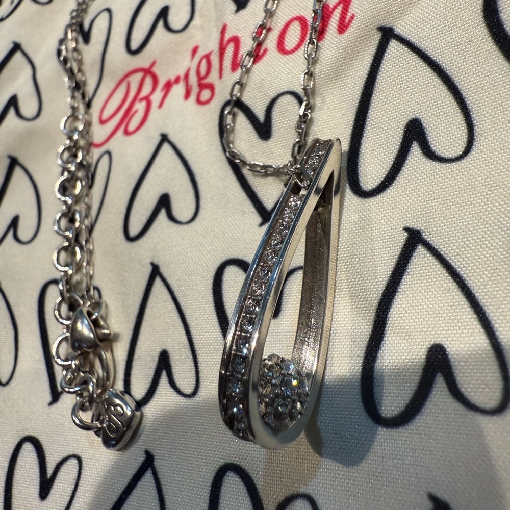 Brighton Chara Crystal Silver Pendant Necklace - Picture 4 of 5